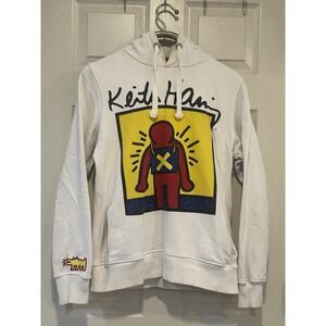 keith haring Zara Print‎ Hoodie Size M